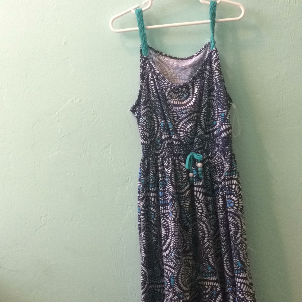 Blue sun dress for kids